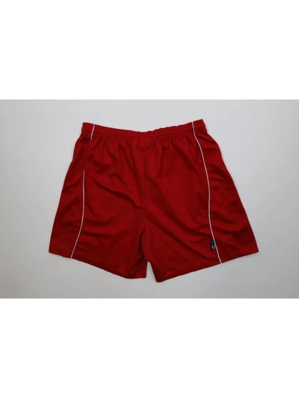 Vintage Y2K 2007 Adidas Mens Large Above Knee Running Jogging Soccer Shorts Red